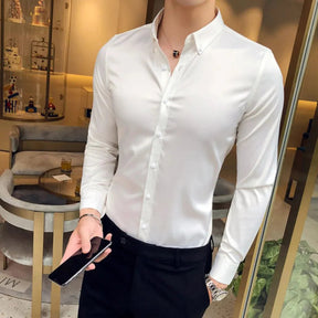 Camisa Social Masculina Slim Fit