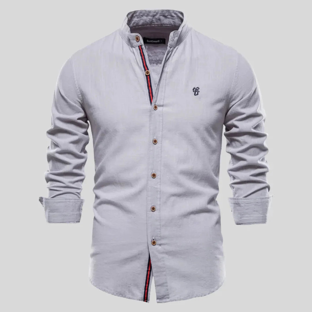 Camisa Masculina Casual Algodão