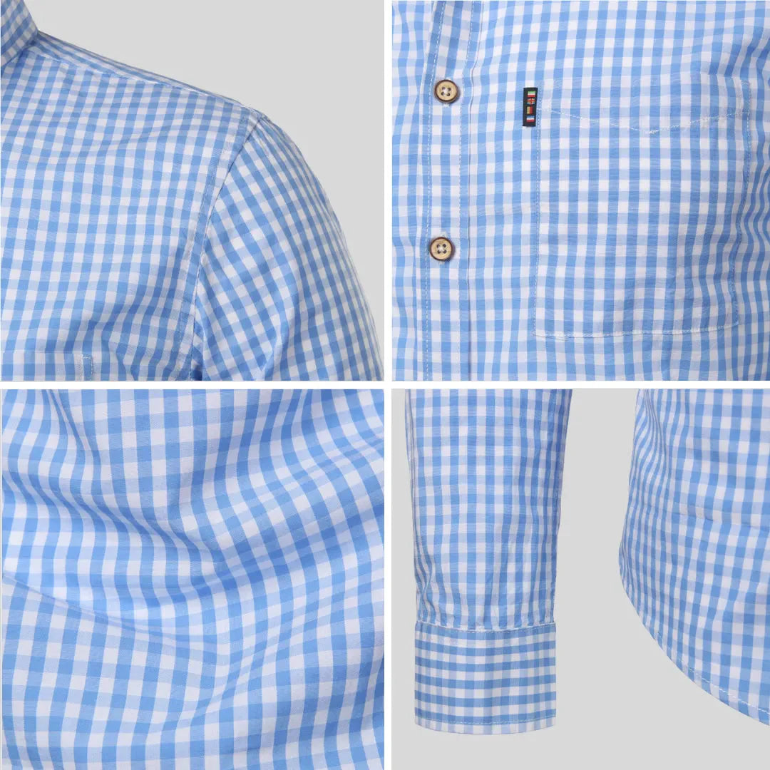 Camisa Masculina Xadrez Casual