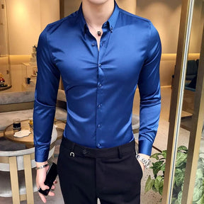 Camisa Social Masculina Slim Fit