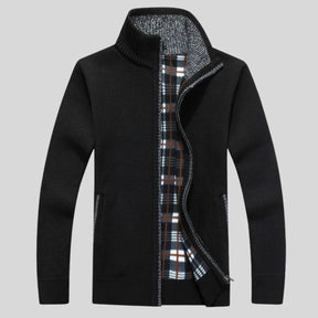 Jaqueta Masculina Tricot Slim Fit