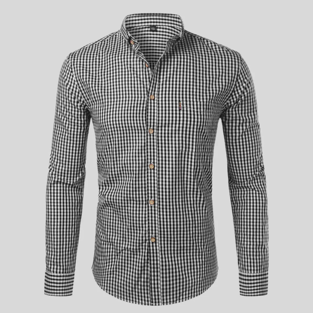 Camisa Masculina Xadrez Casual