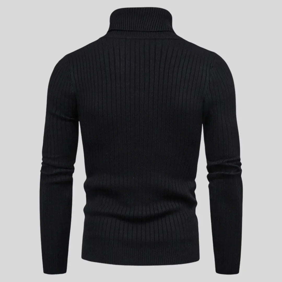 Suéter Masculino Gola Alta Tricot