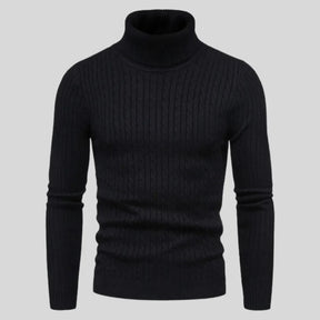 Suéter Masculino Gola Alta Tricot