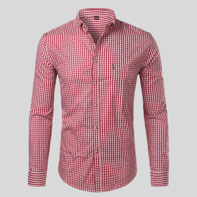 Camisa Masculina Xadrez Casual