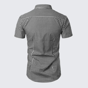 Camisa Masculina Manga Curta Xadrez